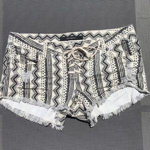 Vintage Billabong Ikat Jean Shorts